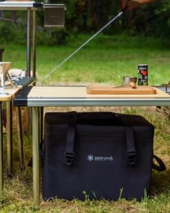 Snow Peak Waterproof Gear Box 1 Unit – Heavy-Duty Charcoal Grey IGT Modular Storage Container -Snow Peak Shop 17 1