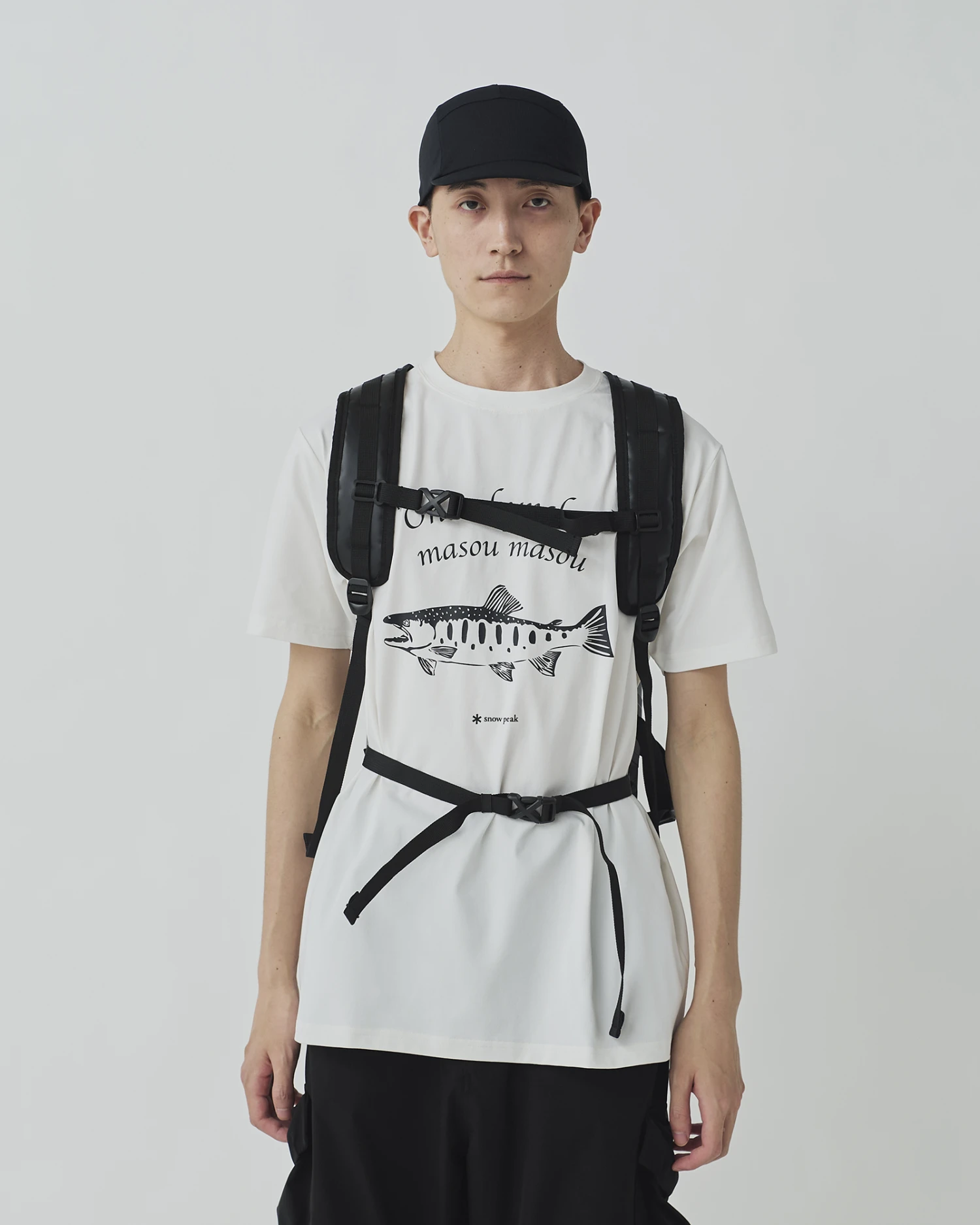 Snow Peak x Toned Trout Guide Dry Pack 30L – Black Waterproof Rolltop Backpack 5 Snow Peak x Toned Trout Guide Dry Pack 30L – Black Waterproof Rolltop Backpack - Image 3