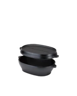 Snow Peak Micro Oval – Cast Iron Portable Mini Dutch Oven with Reversible Griddle Lid -Snow Peak Shop 2 71b41c55 1eaf 411f b91a 7058ad37fa98 1