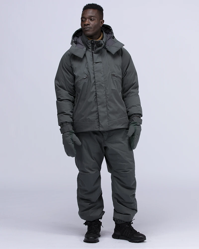 Fire-Resistant 2 Layer Down Mittens – Waterproof Aramid Fabric Convertible Gloves 8 Fire-Resistant 2 Layer Down Mittens – Waterproof Aramid Fabric Convertible Gloves - Image 6