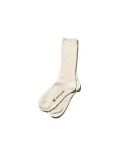 Recycled Cotton Ribbed Crew Socks – Sustainable Blend Comfort Footwear 7 Recycled Cotton Ribbed Crew Socks – Sustainable Blend Comfort Footwear -Snow Peak Shop AC 22SU004 Ec hero 01