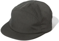 Black Ripstop Fire-Resistant Stretch Cap – Technical 3-Panel Aramid Ball Hat 9 Black Ripstop Fire-Resistant Stretch Cap – Technical 3-Panel Aramid Ball Hat -Snow Peak Shop AC 23SU001 Black hero 01
