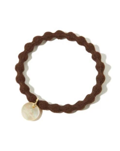 Logo Hair Tie -Snow Peak Shop AC 23SW401 Brown hero 01