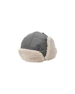 FR Flight Cap – Fire-Resistant Boa Fleece Trapper Hat with Ear Flaps -Snow Peak Shop AC 24AU002 Greige P 1 png