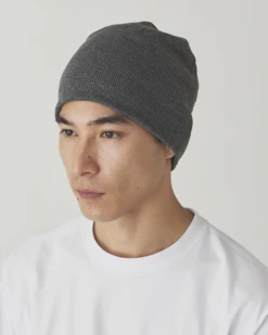 Dark Navy Seamless Flat Knit Beanie – Organic Cotton Low-Profile Cap -Snow Peak Shop AC 24AU201 231213 1544 jpg