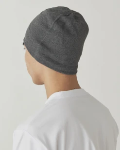 Dark Navy Seamless Flat Knit Beanie – Organic Cotton Low-Profile Cap -Snow Peak Shop AC 24AU201 231213 1545 jpg