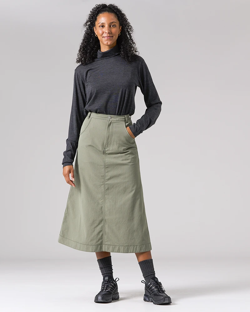 Premium 100% Merino Wool Turtleneck - Soft 18.5 Micron Long Sleeve Base Layer 5 Premium 100% Merino Wool Turtleneck - Soft 18.5 Micron Long Sleeve Base Layer - Image 3