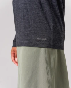 Premium 100% Merino Wool Turtleneck - Soft 18.5 Micron Long Sleeve Base Layer 13 Premium 100% Merino Wool Turtleneck - Soft 18.5 Micron Long Sleeve Base Layer -Snow Peak Shop AW24 SW 24AU016 SK 24AW101 0317