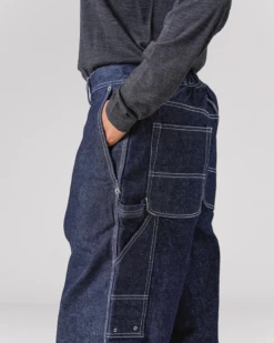 Recycled Cotton Denim Wide Pants – Heavy-weight Utility Workwear Fit -Snow Peak Shop AW24 SW 24AU201 PA 24AU201 0500 png