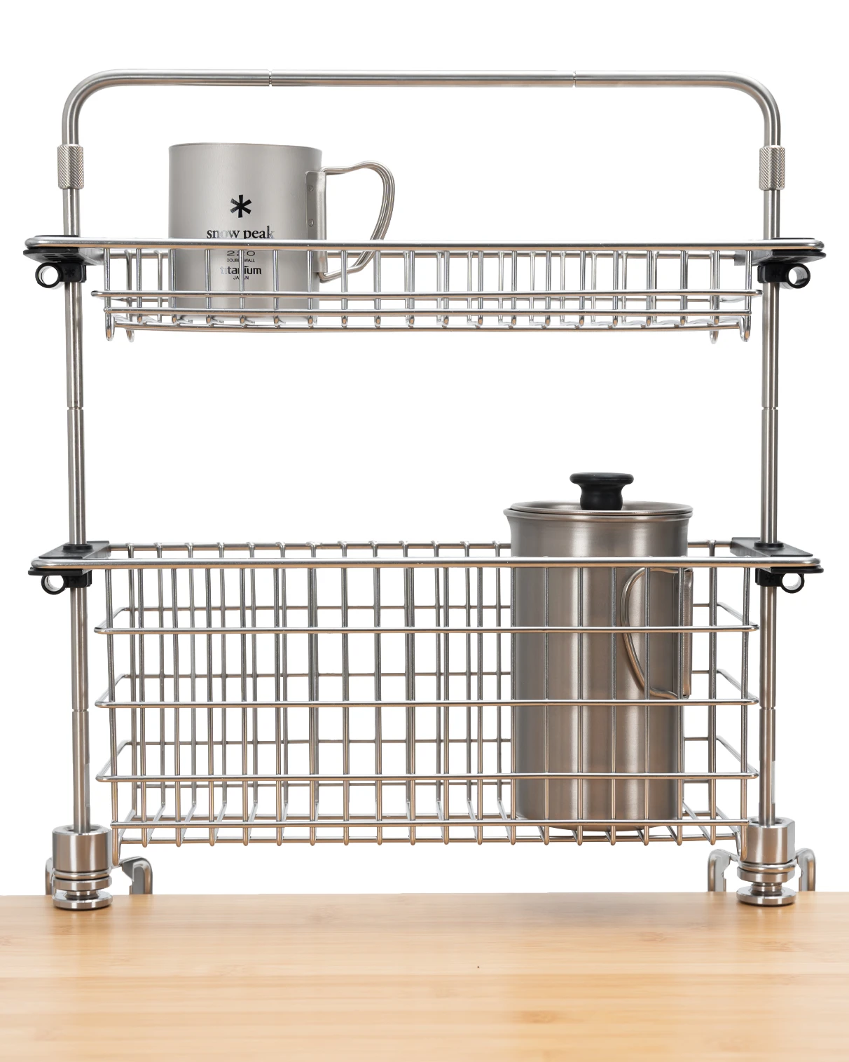 Snow Peak TTA Unit Frame – Stainless Steel Table Top Architect Modular Storage Rack 8 Snow Peak TTA Unit Frame – Stainless Steel Table Top Architect Modular Storage Rack - Image 6