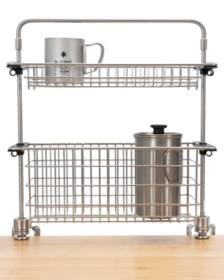 Snow Peak TTA Unit Frame – Stainless Steel Table Top Architect Modular IGT Storage Accessory -Snow Peak Shop CK 303 20220913 SP M4 05984