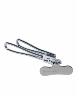 Snow Peak Polished Stainless Steel Rotary Can Opener – Limited Edition Ergonomic Outdoor Design