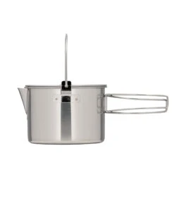Snow Peak Kettle No.1 - Polished Stainless Steel 0.9L Camping Tea Pot & Cooker -Snow Peak Shop CS 068 20200515 5DS 8503 path