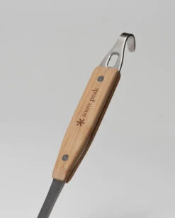 Snow Peak Nylon Ladle with Bamboo Wrapped Handle - Hooked Outdoor Kitchen Tool -Snow Peak Shop CS 214 switch1 515Wx515H 1