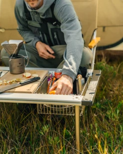 Snow Peak IGT Camp Kitchen Low Set – Complete Outdoor Cooking & Prep Station -Snow Peak Shop DSC05253 png