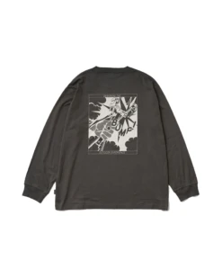 Snow Peak Solid & Delta Stake Graphic Long Sleeve T-Shirt - Festival Limited Edition -Snow Peak Shop EC TS 24AU001 switch