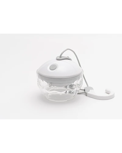 Snow Peak Crystal Shade - Clear Faceted Silicone Lantern Cover for Hozuki Series 6 Snow Peak Crystal Shade - Clear Faceted Silicone Lantern Cover for Hozuki Series - Image 4