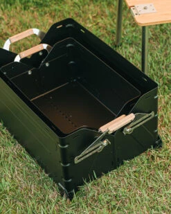 Snow Peak Festival Stacking Shelf Container 25 - Matte Black Limited Edition Modular Storage 22 Snow Peak Festival Stacking Shelf Container 25 - Matte Black Limited Edition Modular Storage -Snow Peak Shop FES 037 BK 20230511 SP M4 05385 1