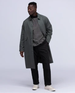 Fire-Resistant Stretch Coat - Water-Resistant Recycled Aramid Long Overcoat -Snow Peak Shop JK 22AU003 alt 08