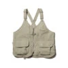 Takibi Fire-Resistant Utility Vest - Aramid Cotton Oversized Camping Gear -Snow Peak Shop JK 22AU102 hero 01