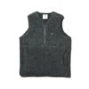 Oatmeal Heather Shetland Wool Fleece Vest – V-Neck Quarter-Zip Layering Pullover -Snow Peak Shop JK 22AU109 hero 01