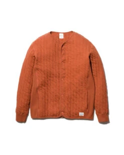 Snow Peak Natural Warm Stretch Cardigan - Charcoal Grey Quilted Snap-Button Sweater