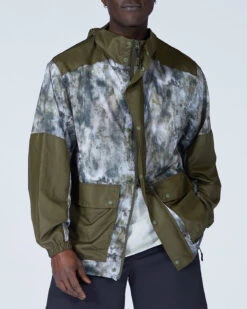 Printed Insect Shield Jacket – Eco-Friendly Recycled Mesh Outdoor Layering Jacket -Snow Peak Shop JK 22SU010 alt 02