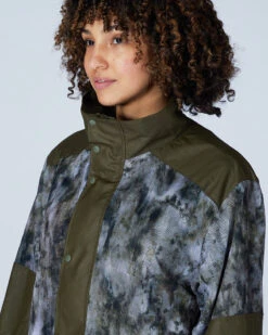 Printed Insect Shield Jacket – Eco-Friendly Recycled Mesh Outdoor Layering Jacket -Snow Peak Shop JK 22SU010 alt 11