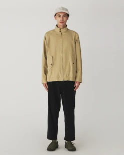 Takibi Chino Jacket - Navy Blue Fire-Resistant Stand Collar Utility Jacket 11 Takibi Chino Jacket - Navy Blue Fire-Resistant Stand Collar Utility Jacket -Snow Peak Shop JK 24AU107 12 13 0094 jpg