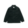 Recycled Cotton Denim Jacket -Snow Peak Shop JK 24AU202 Black P 1 png