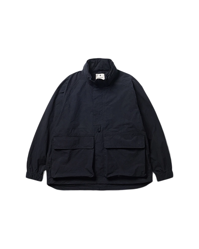 Indigo C/N Anorak - Lightweight Indigo Cotton Nylon Oversized Utility Jacket 4 Indigo C/N Anorak - Lightweight Indigo Cotton Nylon Oversized Utility Jacket - Image 2