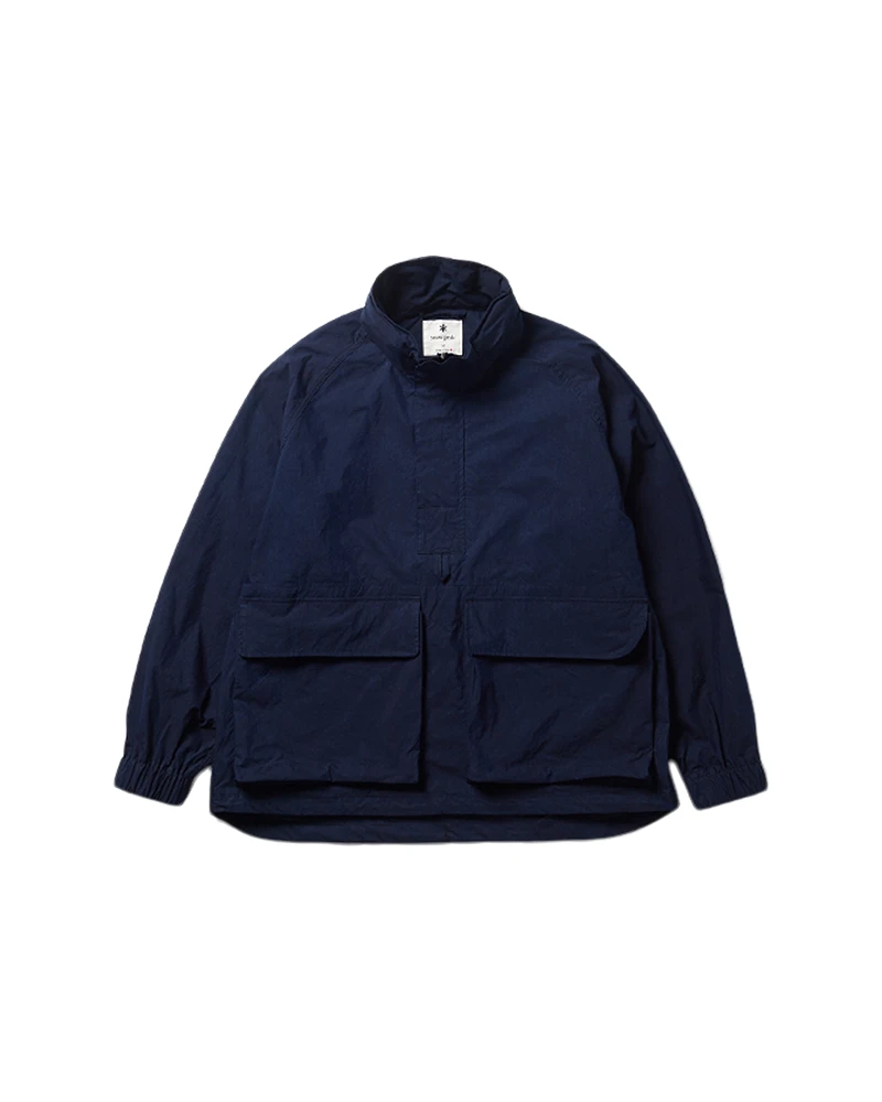 Indigo C/N Anorak - Lightweight Indigo Cotton Nylon Oversized Utility Jacket 3 Indigo C/N Anorak - Lightweight Indigo Cotton Nylon Oversized Utility Jacket