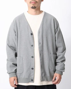 Cotton Polyester Knit Cardigan -Snow Peak Shop KN 22AU004 Hero 04