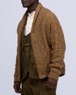 Alpaca Knit Cardigan -Snow Peak Shop KN 22AU201 alt 02