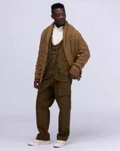 Alpaca Knit Cardigan -Snow Peak Shop KN 22AU201 alt 04