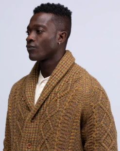 Alpaca Knit Cardigan -Snow Peak Shop KN 22AU201 alt 05