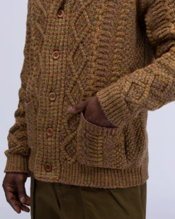 Alpaca Knit Cardigan -Snow Peak Shop KN 22AU201 alt 06