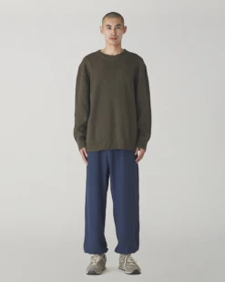 Co/Ny/Pe Knit Crew Neck -Snow Peak Shop KN 24AU201 231212 n0205 jpg
