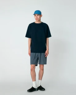 Co/Pe Knit UV-Blocking Raglan Pullover – Technical Oversized Short Sleeve Top -Snow Peak Shop KN 25SU0030506 1439 jpg