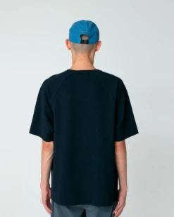 Co/Pe Knit UV-Blocking Raglan Pullover – Technical Oversized Short Sleeve Top -Snow Peak Shop KN 25SU0030506 1462 jpg