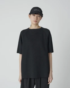 Co/Pe Knit UV-Blocking Raglan Pullover – Technical Oversized Short Sleeve Top -Snow Peak Shop KN 25SU00320240506 snowpeak 00701 jpg