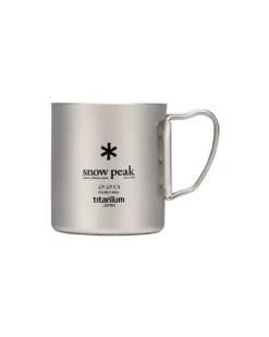 Snow Peak Ti-Double 220 Mug – Ultralight Insulated Japanese Titanium Camping Cup 10 Snow Peak Ti-Double 220 Mug – Ultralight Insulated Japanese Titanium Camping Cup -Snow Peak Shop MG 051FHR3