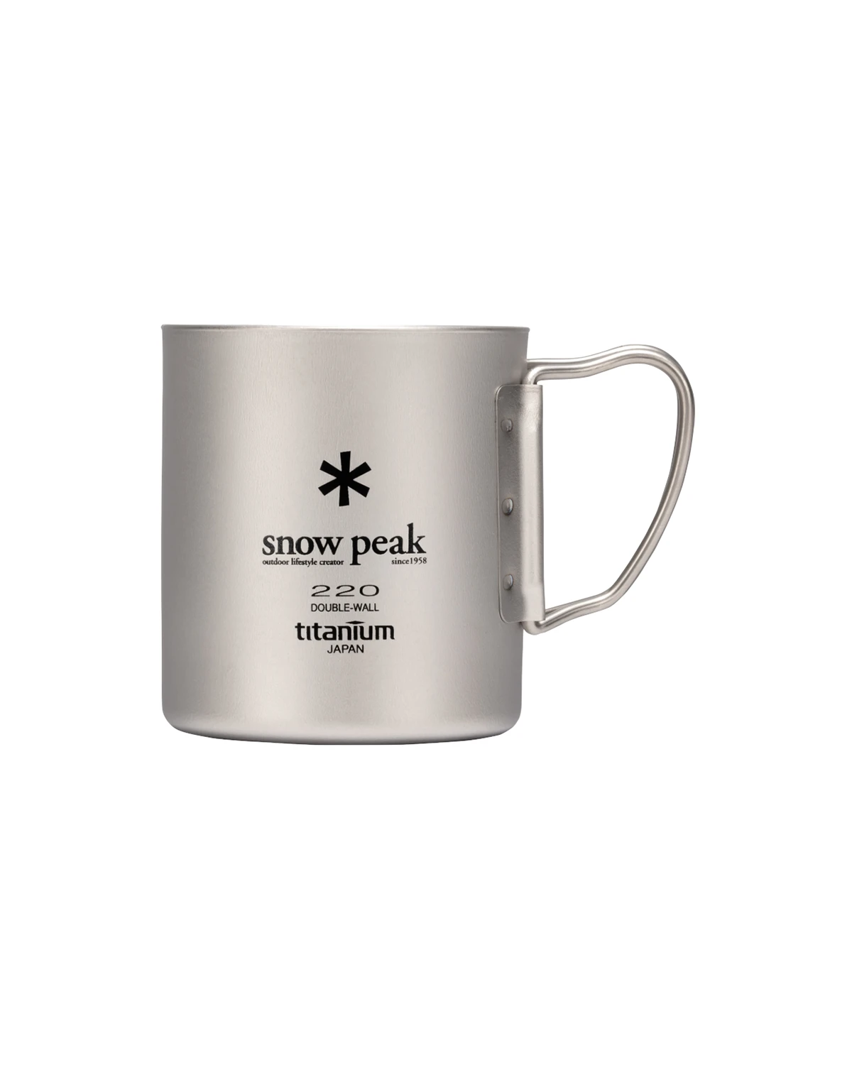 Snow Peak Ti-Double 220 Mug – Ultralight Insulated Japanese Titanium Camping Cup 6 Snow Peak Ti-Double 220 Mug – Ultralight Insulated Japanese Titanium Camping Cup - Image 4