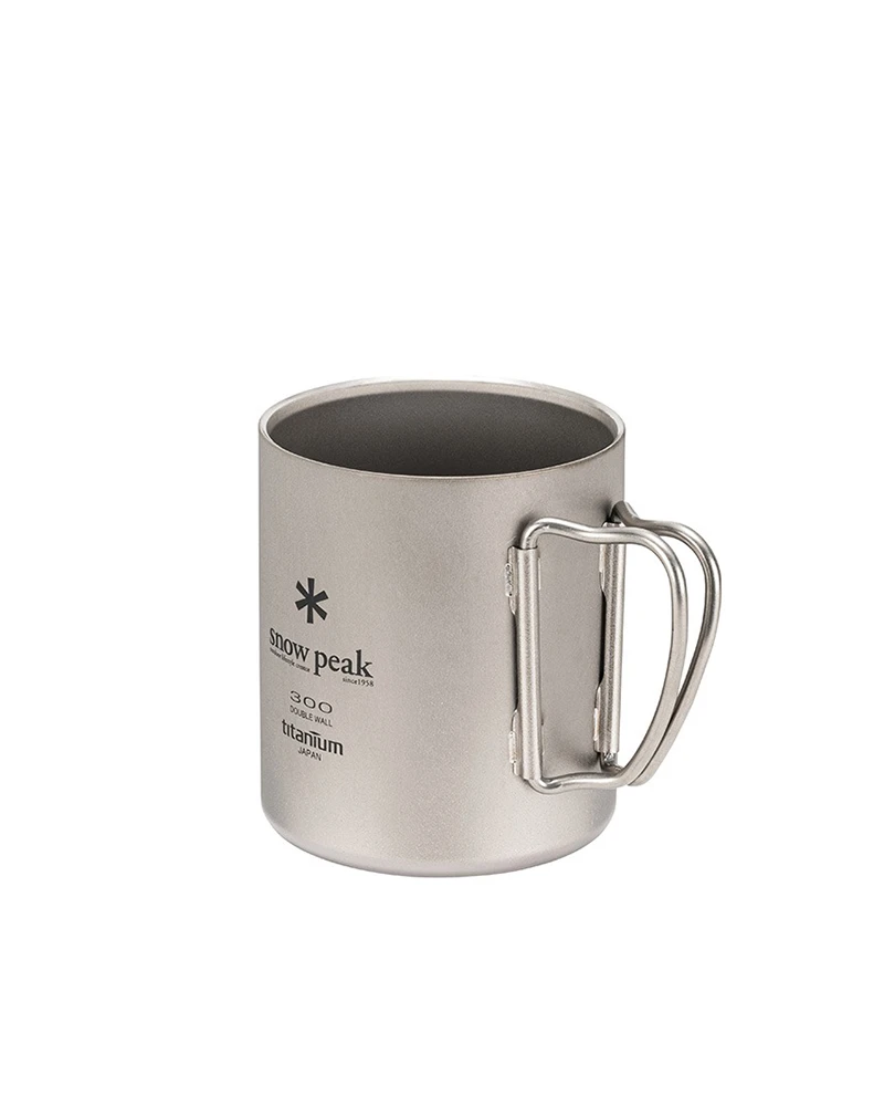 Snow Peak Ti-Double 300 Mug – Ultralight Insulated Japanese Titanium Camping Cup 4 Snow Peak Ti-Double 300 Mug – Ultralight Insulated Japanese Titanium Camping Cup - Image 2