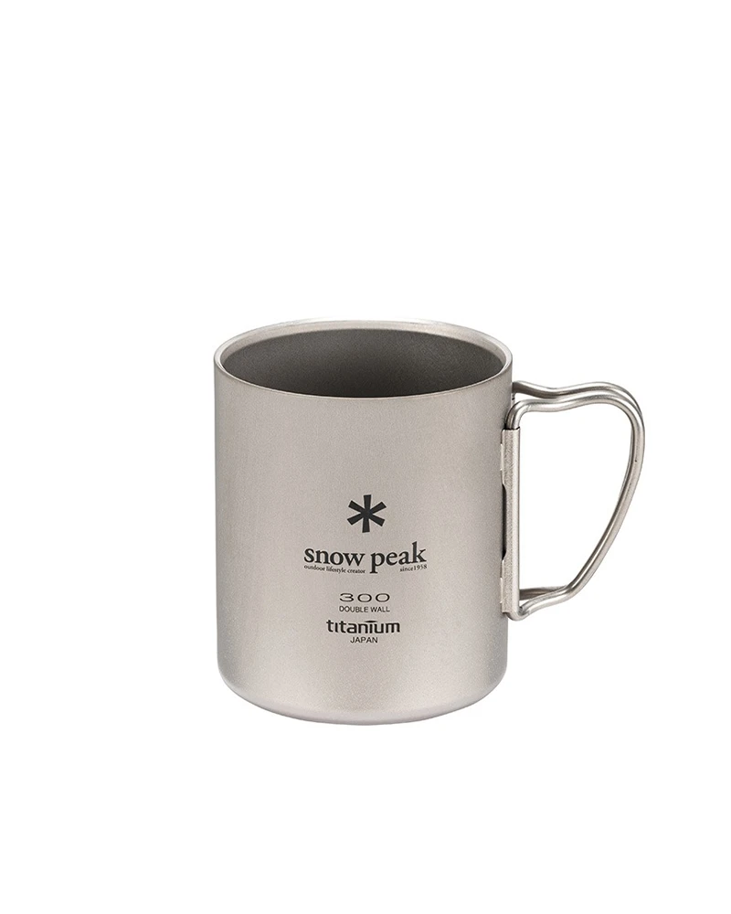 Snow Peak Ti-Double 300 Mug – Ultralight Insulated Japanese Titanium Camping Cup 3 Snow Peak Ti-Double 300 Mug – Ultralight Insulated Japanese Titanium Camping Cup