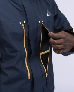 Snow Peak x Mountain of Moods White/Grey 3-Layer Waterproof Technical Ski Jacket -Snow Peak Shop MM4210 JK01 alt 08