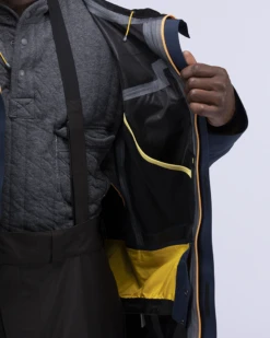 Snow Peak x Mountain of Moods White/Grey 3-Layer Waterproof Technical Ski Jacket -Snow Peak Shop MM4210 JK01 alt 13