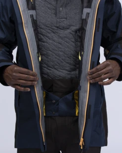 Snow Peak x Mountain of Moods White/Grey 3-Layer Waterproof Technical Ski Jacket -Snow Peak Shop MM4210 JK01 alt 14