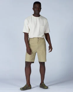 Snow Peak Takibi Fire-Resistant Chino Shorts – Durable Twill Cotton Outdoor Bottoms -Snow Peak Shop PA 22SU402 alt 02 1
