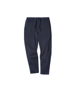 Air Comfort Cloth Pants - Lightweight Crinkle-Textured Recycled Polyester Tapered Lounge Pants -Snow Peak Shop PA 23SU017 Navy hero 01